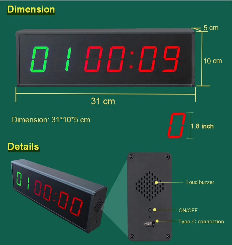 fitness digital timer for jym training