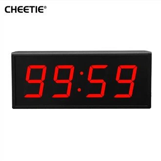 Pemasa Undur LED Merah 4 Digit